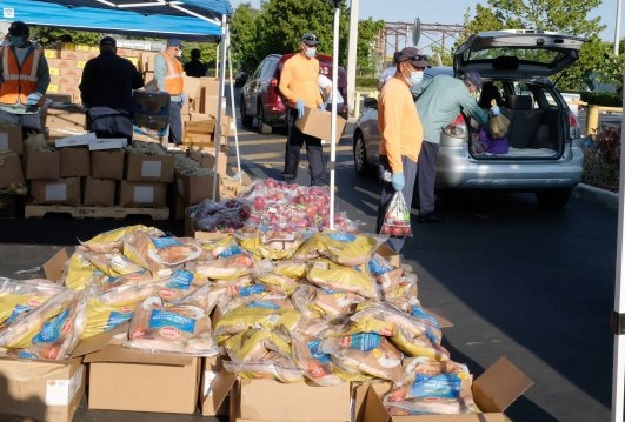 Food distribution drive in 10 different countries